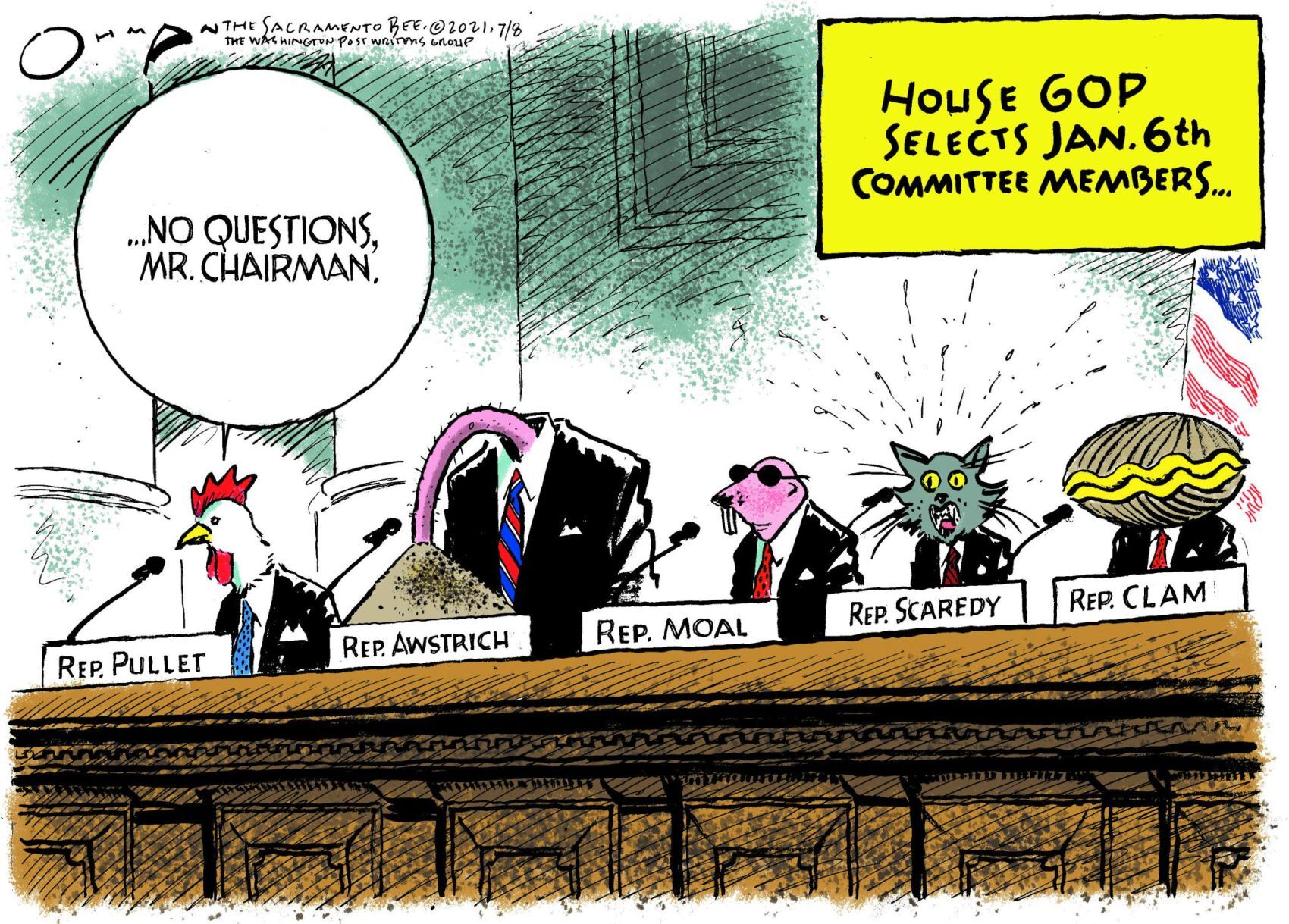 Jack Ohman, editorial cartoon
